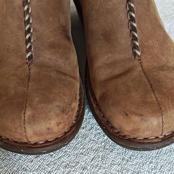 Uggs Bettey Clog Shoes Brown Size 6 Slip On Shearling Cuff Waterproof Soles 5747 - Picture 5 of 11